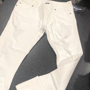 Bright White Liv Low Rise Relaxed Skinny True Religion jeans (with tags)-sz 27
